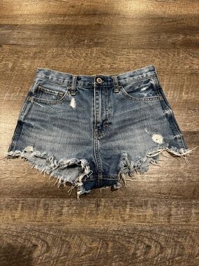 Hollister Y2K distressed Jean shorts